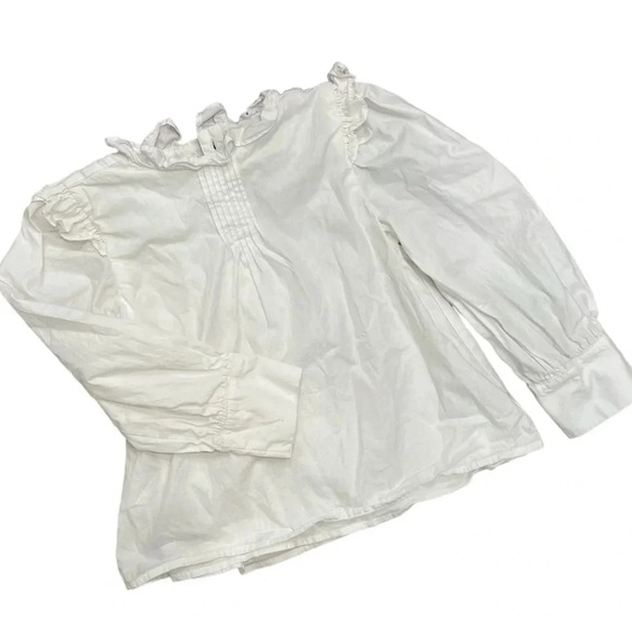 Janie and Jack Pintucked Ruffle Top - Picture 1 of 6